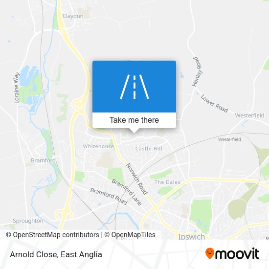 Arnold Close map
