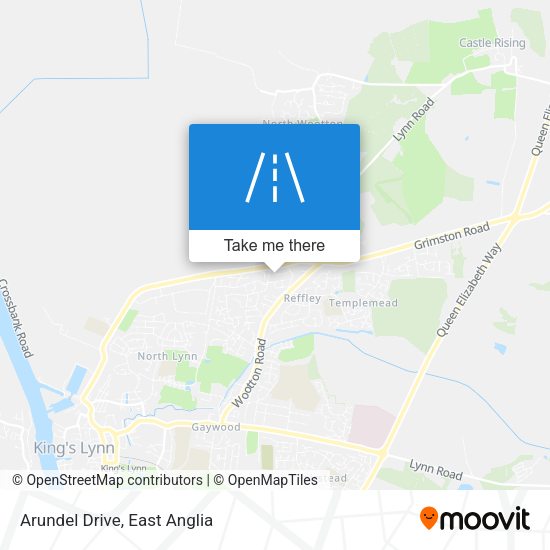 Arundel Drive map