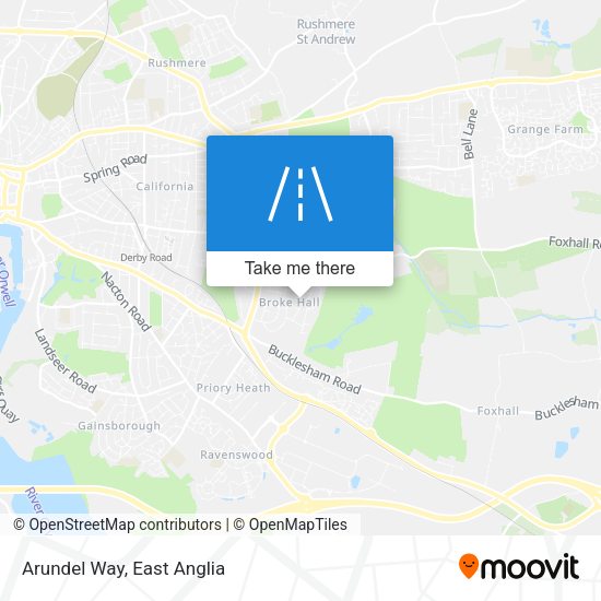 Arundel Way map