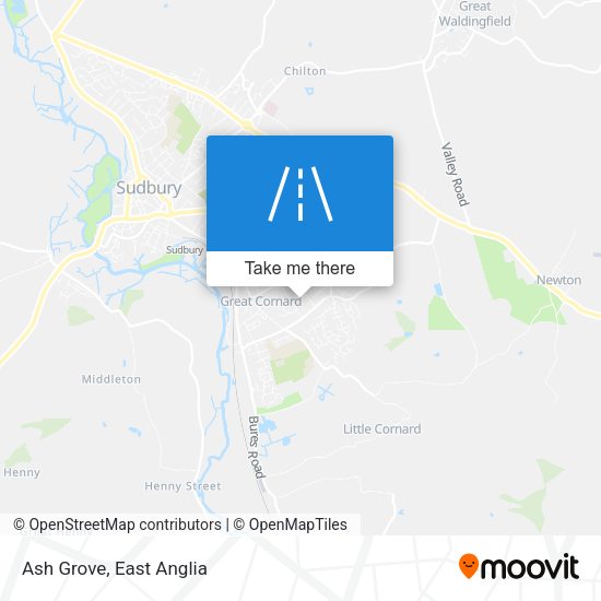 Ash Grove map