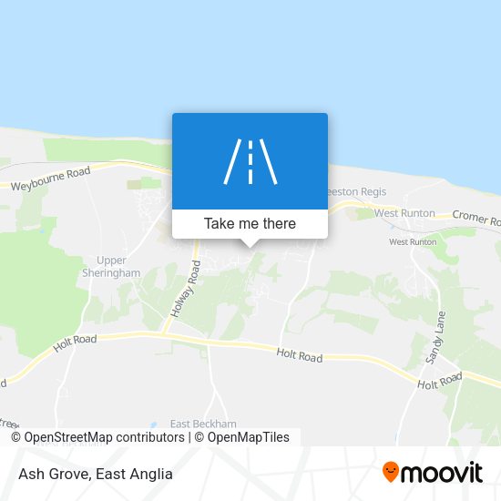 Ash Grove map