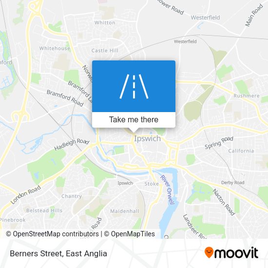 Berners Street map