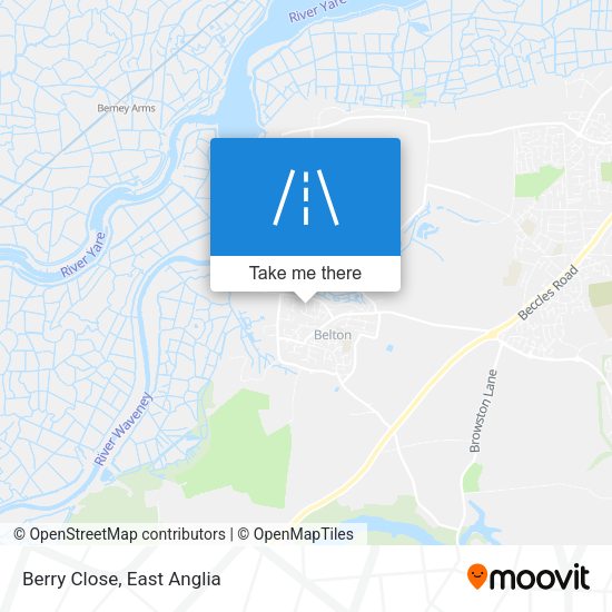 Berry Close map