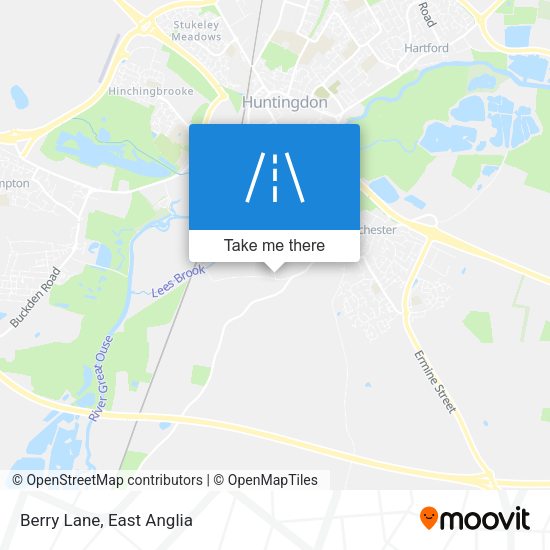 Berry Lane map