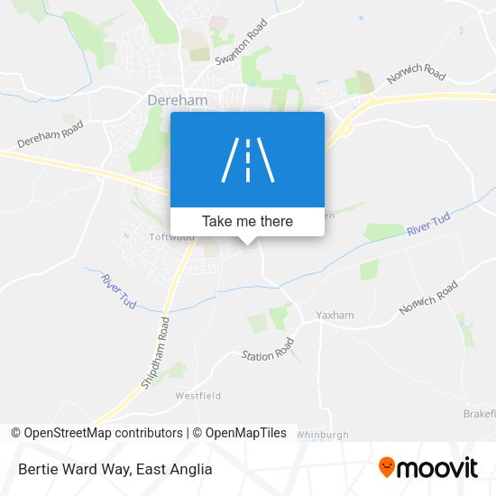 Bertie Ward Way map