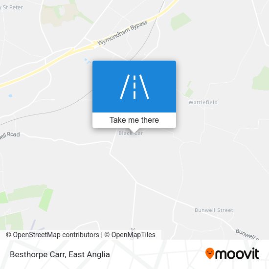 Besthorpe Carr map
