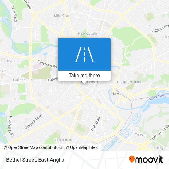 Bethel Street map