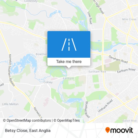 Betsy Close map