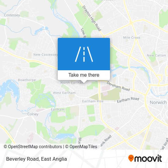 Beverley Road map