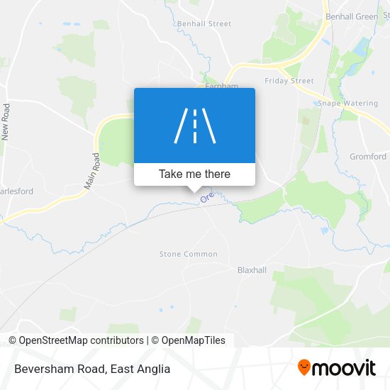 Beversham Road map
