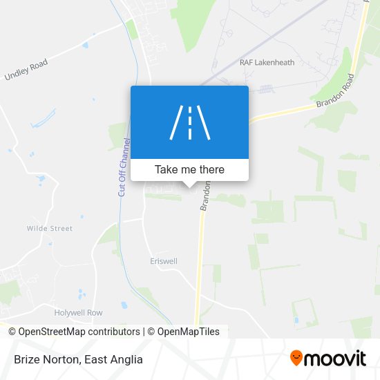 Brize Norton map
