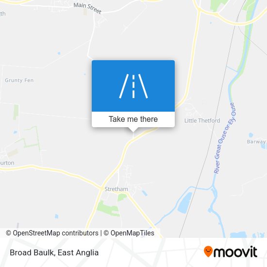 Broad Baulk map