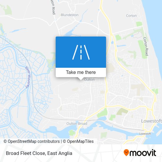 Broad Fleet Close map