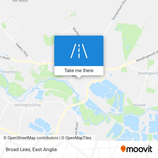 Broad Leas map