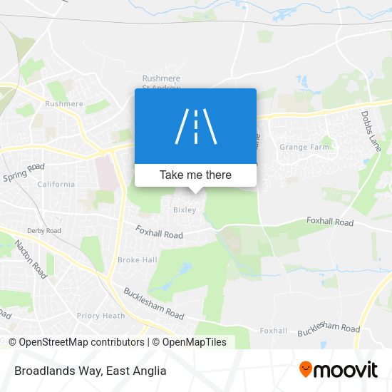 Broadlands Way map