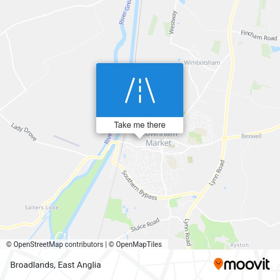 Broadlands map