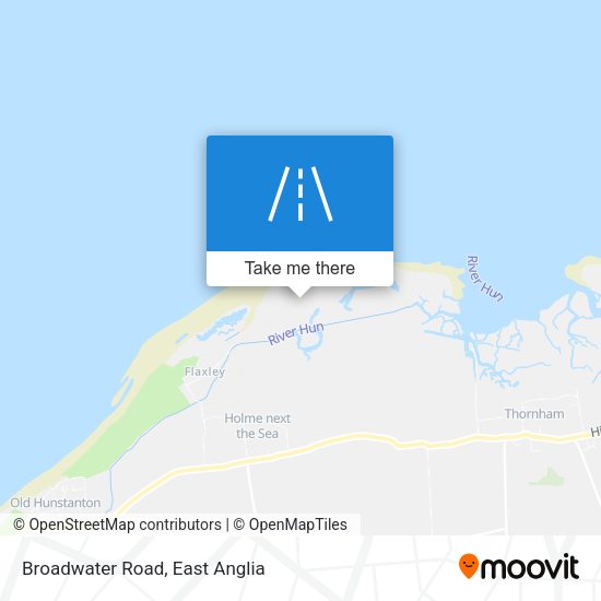 Broadwater Road map