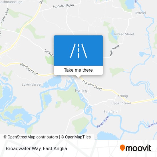 Broadwater Way map