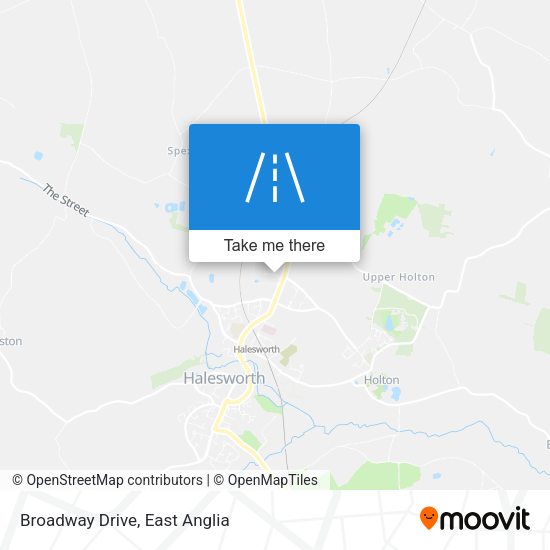Broadway Drive map