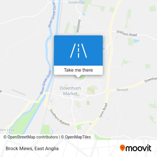 Brock Mews map