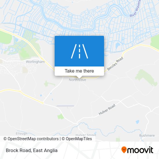 Brock Road map