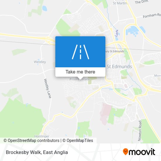 Brockesby Walk map