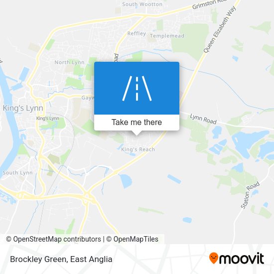 Brockley Green map