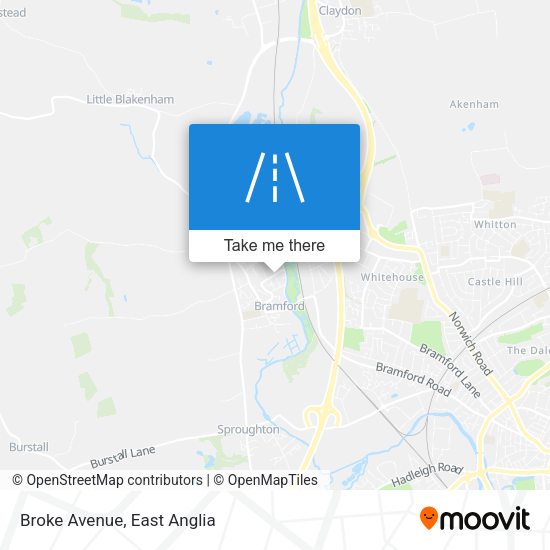 Broke Avenue map
