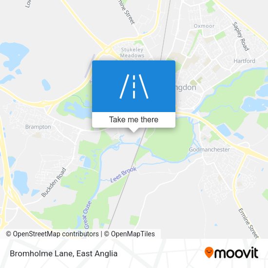 Bromholme Lane map