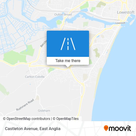 Castleton Avenue map