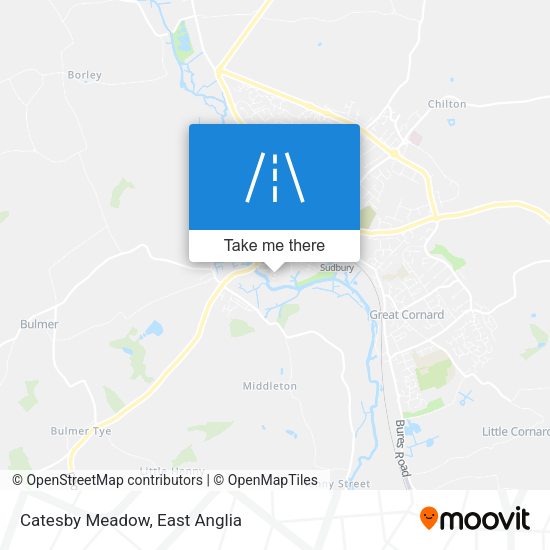 Catesby Meadow map