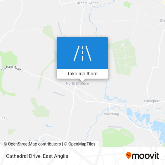 Cathedral Drive map