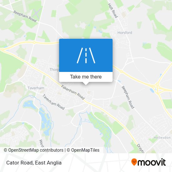 Cator Road map