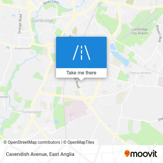 Cavendish Avenue map