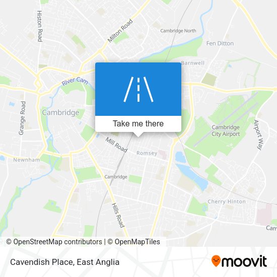 Cavendish Place map