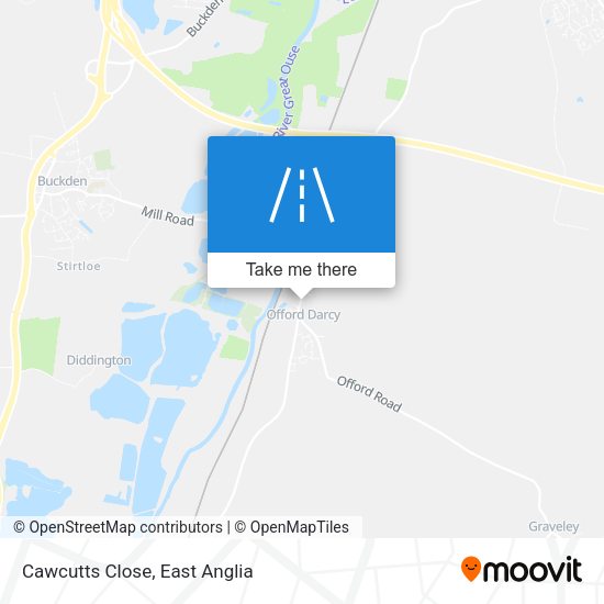 Cawcutts Close map
