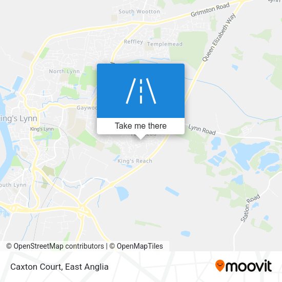 Caxton Court map
