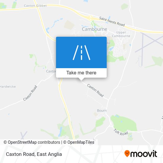 Caxton Road map