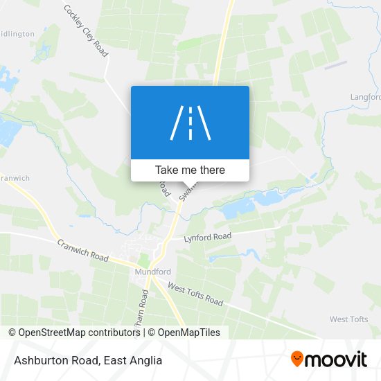 Ashburton Road map
