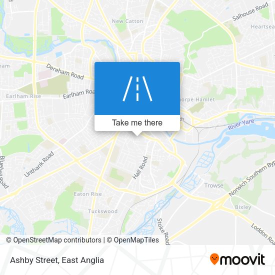 Ashby Street map