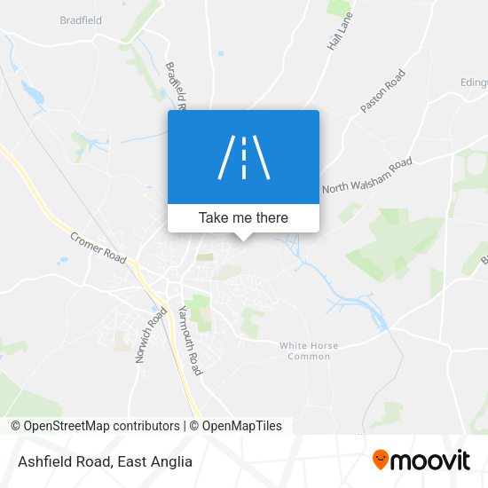 Ashfield Road map