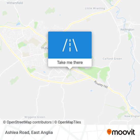 Ashlea Road map