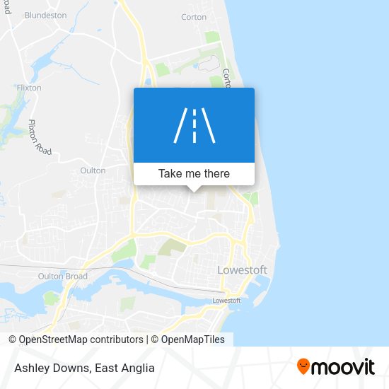 Ashley Downs map