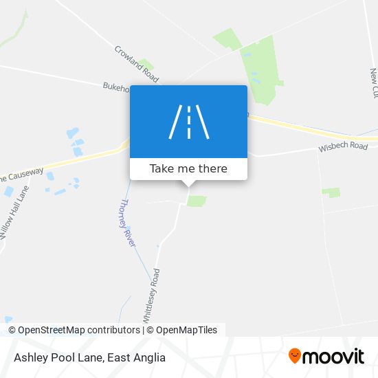 Ashley Pool Lane map