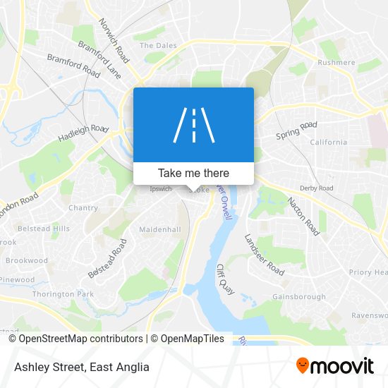 Ashley Street map