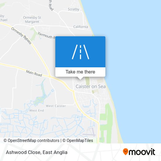 Ashwood Close map