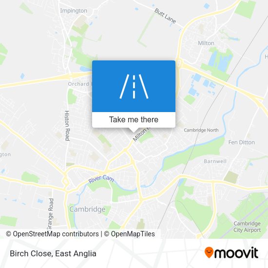 Birch Close map