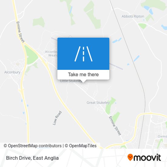 Birch Drive map
