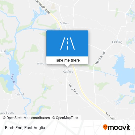 Birch End map