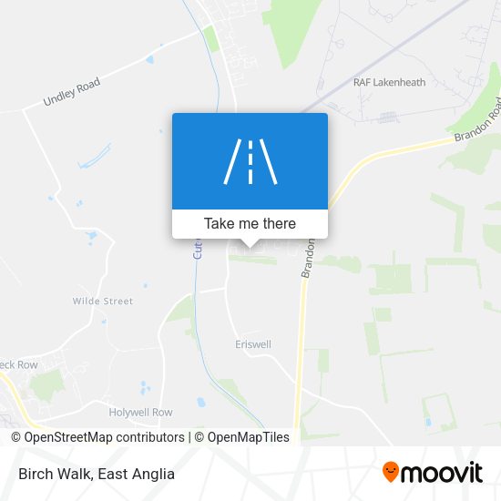 Birch Walk map
